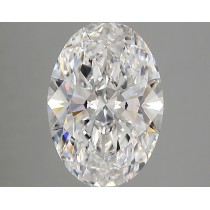 Lab Created 2.86 Carat E-VS1 Oval Diamond