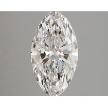 Lab Created 1.96 Carat E-VVS2 Marquise Cut Diamond