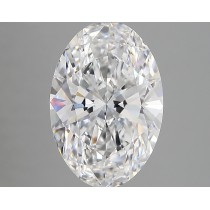 Lab Created 3.16 Carat D-VS1 Oval Diamond Lab Created 3.16 Carat D-VS1 Oval Diamond