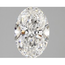 Lab Created 2.77 Carat E-VVS1 Oval Diamond Lab Created 2.77 Carat E-VVS1 Oval Diamond