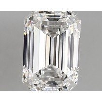 Lab Created 2.60 Carat E-VVS2 Emerald Cut Diamond Lab Created 2.60 Carat E-VVS2 Emerald Cut Diamond