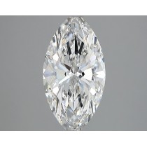 Lab Created 2.20 Carat E-VVS2 Marquise Cut Diamond