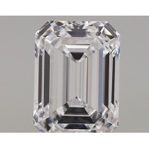 Lab Created 1.59 Carat D-VVS2 Emerald Cut Diamond