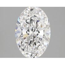 Lab Created 2.52 Carat D-VVS2 Oval Diamond Lab Created 2.52 Carat D-VVS2 Oval Diamond