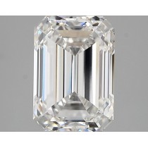 Lab Created 2.80 Carat E-VVS2 Emerald Cut Diamond Lab Created 2.80 Carat E-VVS2 Emerald Cut Diamond