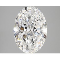 Lab Created 4.46 Carat D-VVS2 Oval Diamond Lab Created 4.46 Carat D-VVS2 Oval Diamond