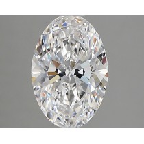 Lab Created 1.67 Carat D-VVS2 Oval Diamond