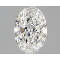 Lab Created 2.32 Carat E-VS1 Oval Diamond Lab Created 2.32 Carat E-VS1 Oval Diamond
