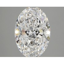 Lab Created 2.65 Carat D-VVS2 Oval Diamond