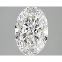 Lab Created 3.37 Carat E-VVS2 Oval Diamond Lab Created 3.37 Carat E-VVS2 Oval Diamond