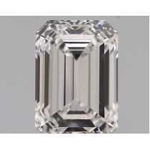 Lab Created 1.51 Carat D-VS1 Emerald Cut Diamond