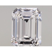 Lab Created 1.26 Carat D-VVS1 Emerald Cut Diamond