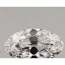 Lab Created 1.27 Carat D-VS1 Oval Diamond
