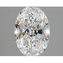 Lab Created 2.02 Carat D-VVS2 Oval Diamond Lab Created 2.02 Carat D-VVS2 Oval Diamond