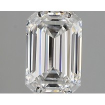 Lab Created 2.00 Carat E-VVS2 Emerald Cut Diamond