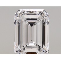 Lab Created 1.54 Carat D-VVS2 Emerald Cut Diamond