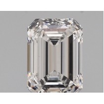 Lab Created 1.27 Carat D-VS1 Emerald Cut Diamond