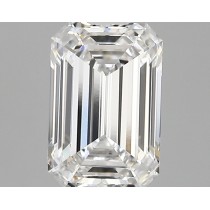 Lab Created 2.02 Carat D-VVS2 Emerald Cut Diamond