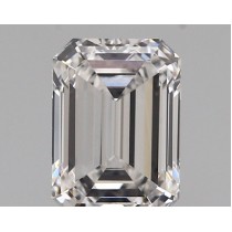 Lab Created 1.36 Carat D-VVS2 Emerald Cut Diamond