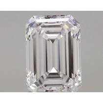 Lab Created 1.80 Carat E-VVS2 Emerald Cut Diamond