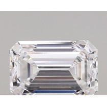 Lab Created 1.30 Carat E-VS1 Emerald Cut Diamond