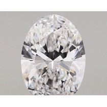 Lab Created 1.09 Carat D-VVS2 Oval Diamond