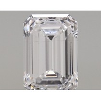 Lab Created 1.16 Carat D-VS1 Emerald Cut Diamond