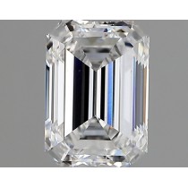 Lab Created 1.26 Carat D-VS1 Emerald Cut Diamond