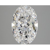 Lab Created 3.01 Carat D-VS1 Oval Diamond