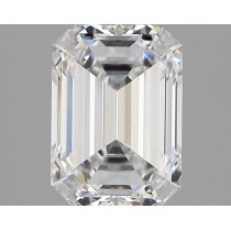 Lab Created 1.95 Carat D-VS1 Emerald Cut Diamond