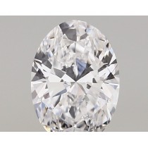 Lab Created 1.08 Carat D-VVS2 Oval Diamond