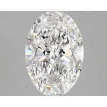 Lab Created 2.75 Carat D-VVS2 Oval Diamond