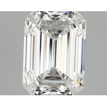 Lab Created 2.03 Carat E-VVS2 Emerald Cut Diamond