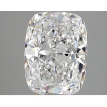Lab Created 2.62 Carat D-VS1 Cushion Cut Diamond