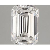 Lab Created 1.21 Carat D-VS1 Emerald Cut Diamond