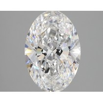 Lab Created 2.25 Carat E-VS1 Oval Diamond