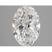Lab Created 2.48 Carat D-VVS2 Oval Diamond