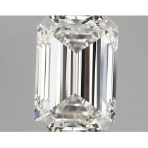 Lab Created 2.72 Carat E-VVS2 Emerald Cut Diamond