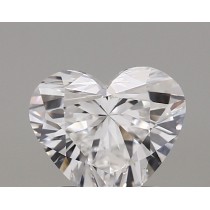 Lab Created 1.33 Carat F-VVS2 Heart Shaped Diamond