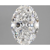Lab Created 2.64 Carat E-VS1 Oval Diamond