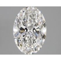 Lab Created 2.55 Carat F-VVS2 Oval Diamond
