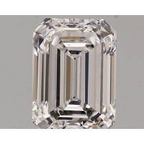 Lab Created 1.51 Carat D-VVS2 Emerald Cut Diamond