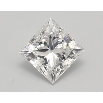 Lab Created 1.62 Carat D-VVS2 Princess Cut Diamond