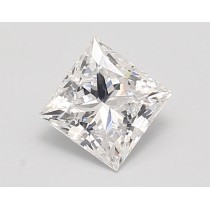 Lab Created 1.55 Carat D-VVS2 Princess Cut Diamond