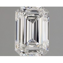 Lab Created 1.53 Carat D-VVS2 Emerald Cut Diamond