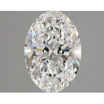Lab Created 1.77 Carat D-VVS1 Oval Diamond