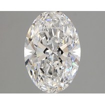 Lab Created 1.23 Carat E-VVS2 Oval Diamond