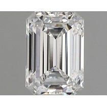 Lab Created 1.03 Carat D-VVS2 Emerald Cut Diamond
