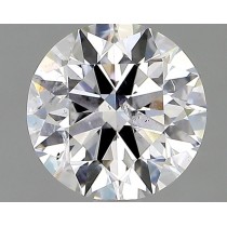 1.63 Carat D-SI2 Round Natural Diamond