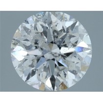 2.65 Carat F-I1 Round Natural Diamond